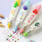 DIY Cute Animals Press Type Decorative Pen