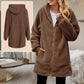 Thoughtful gift! 🎁Women's Winter Loose Plush Long Sleeve Hooded