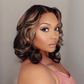 Glueless Mixed Blonde Short Bob Body Wave Wig For Women