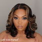 Glueless Mixed Blonde Short Bob Body Wave Wig For Women