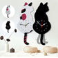 (❤️2023 Pre-Christmas Sale - 49% off❤️)Nordic Cat with Wagging Tail Wall Clock