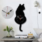 (❤️2023 Pre-Christmas Sale - 49% off❤️)Nordic Cat with Wagging Tail Wall Clock