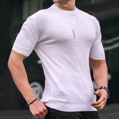 Men's Summer Casual Waffle T-shirt