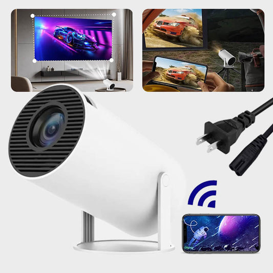 🎁NICE GIFT🎁Mini projector 720P WiFi HD For Android