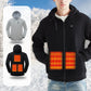 🔥2023 New Upgraded-Warm Gift! USB Heated Casual Hoodie Jacket