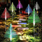 🎅【Christmas Gift🎁】7 Color Changing Solar Christmas Trees Lights🎄