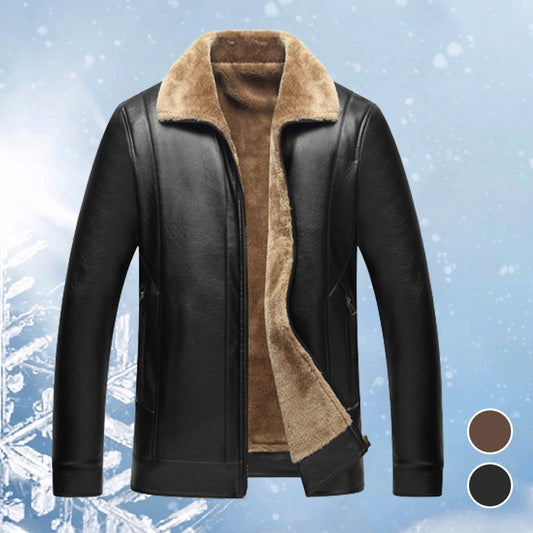 [Best Gift For Him] Men's Padded Leather Jacket