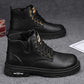 🔥50% OFF TODAY🔥Men's Vintage PU Leather Lace-Up Boots
