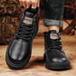 🔥50% OFF TODAY🔥Men's Vintage PU Leather Lace-Up Boots