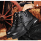 🔥50% OFF TODAY🔥Men's Vintage PU Leather Lace-Up Boots