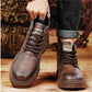 🔥50% OFF TODAY🔥Men's Vintage PU Leather Lace-Up Boots