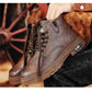 🔥50% OFF TODAY🔥Men's Vintage PU Leather Lace-Up Boots
