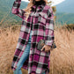 🔥HOT SALE  50% OFF🔥🎁[Best Gift For Her] Women's Plaid Print Long Sleeve Warm Tweed Coat