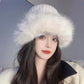 Warm Gift - Women's Warm Fashion Synthetic Rabbit Fur Fisherman Hat