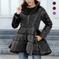 Ideal Gift - Winter Padded Coat Slim Stand Collar Women's Maxi Slim Waist Down Jacket