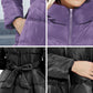 Ideal Gift - Winter Padded Coat Slim Stand Collar Women's Maxi Slim Waist Down Jacket