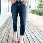 🔥NEW YEAR SALE 50% OFF🔥Tummy Control Cuffed Slim Fit Jeans