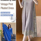 🌸Hot Sale 49% Off🌸Miyake Vintage Print Pleated Dress